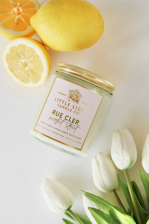 Rue Cler Little Light Candle Co. 8 oz candle