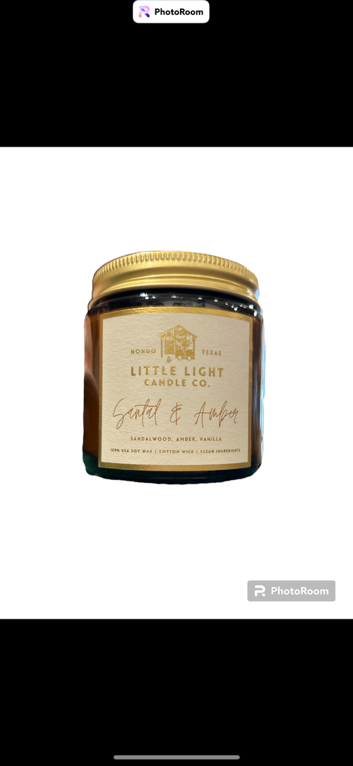 Santal & Amber Little Light Candle 4oz