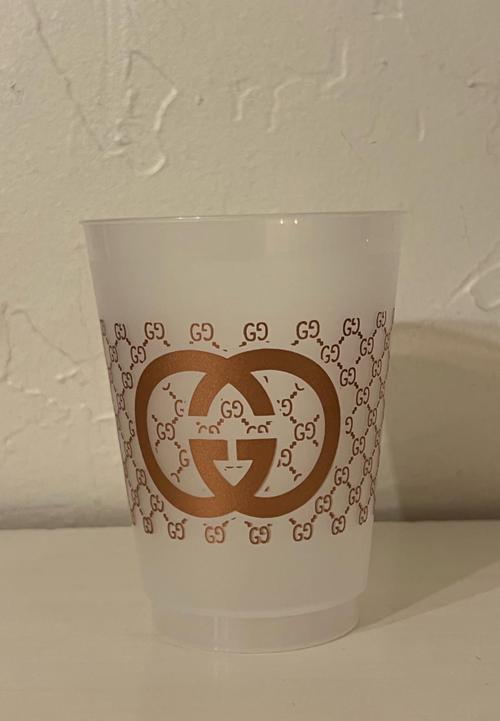 Metallic Gold Gucci Plastic Cups – shopjjune