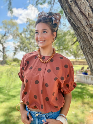 Ronnie Polka Dot Blouse