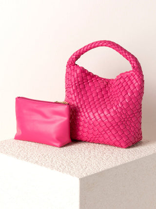 Magenta Mini Hobo Bag