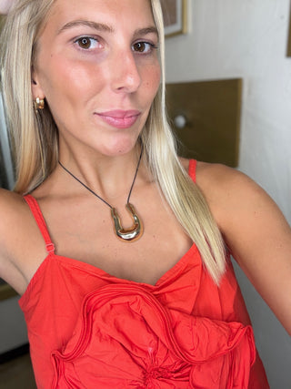 Modern Horseshoe Necklace