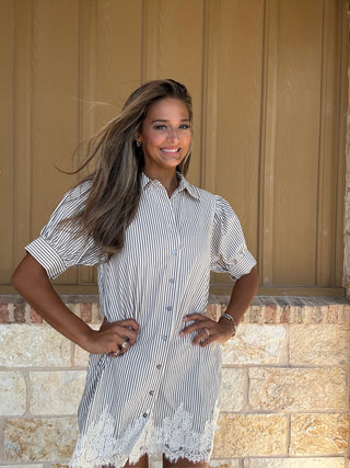 Victoria Striped Dress