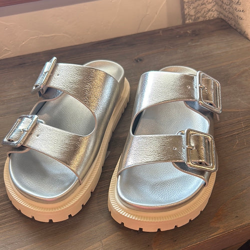 Gen Silver Sandals