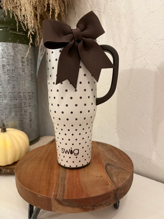 Swig Mocha Dots Mega Mug 40oz