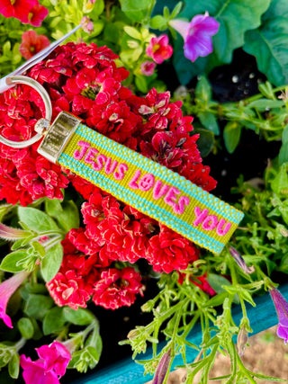 Jesus Loves You Keychain