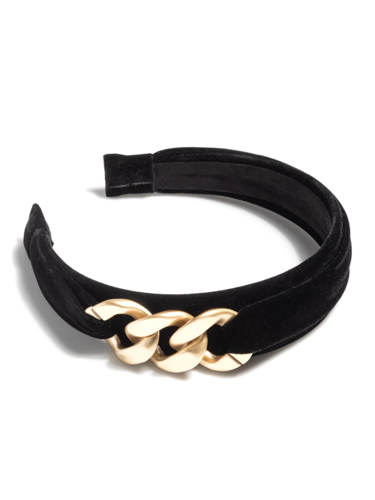 Black Chain detail Headband