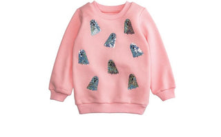 Youth Ghost Sparkle Sweatshirt