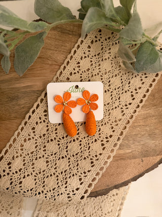 Rachel Raffia Flower Drops