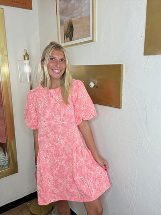 Delphine Embroidered Dress