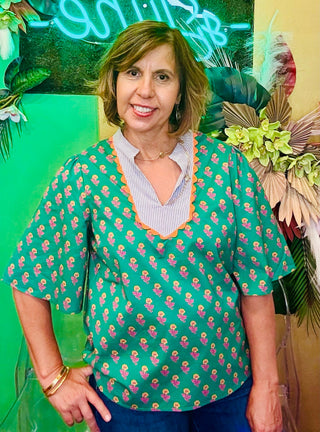 Hannah Green Blouse