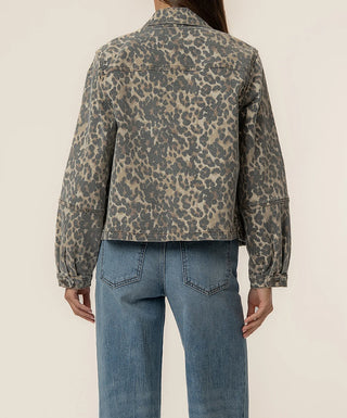 Bailey Leopard Denim Jacket