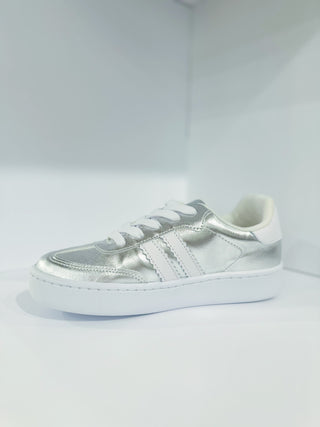 Silver Stripe Sneaker