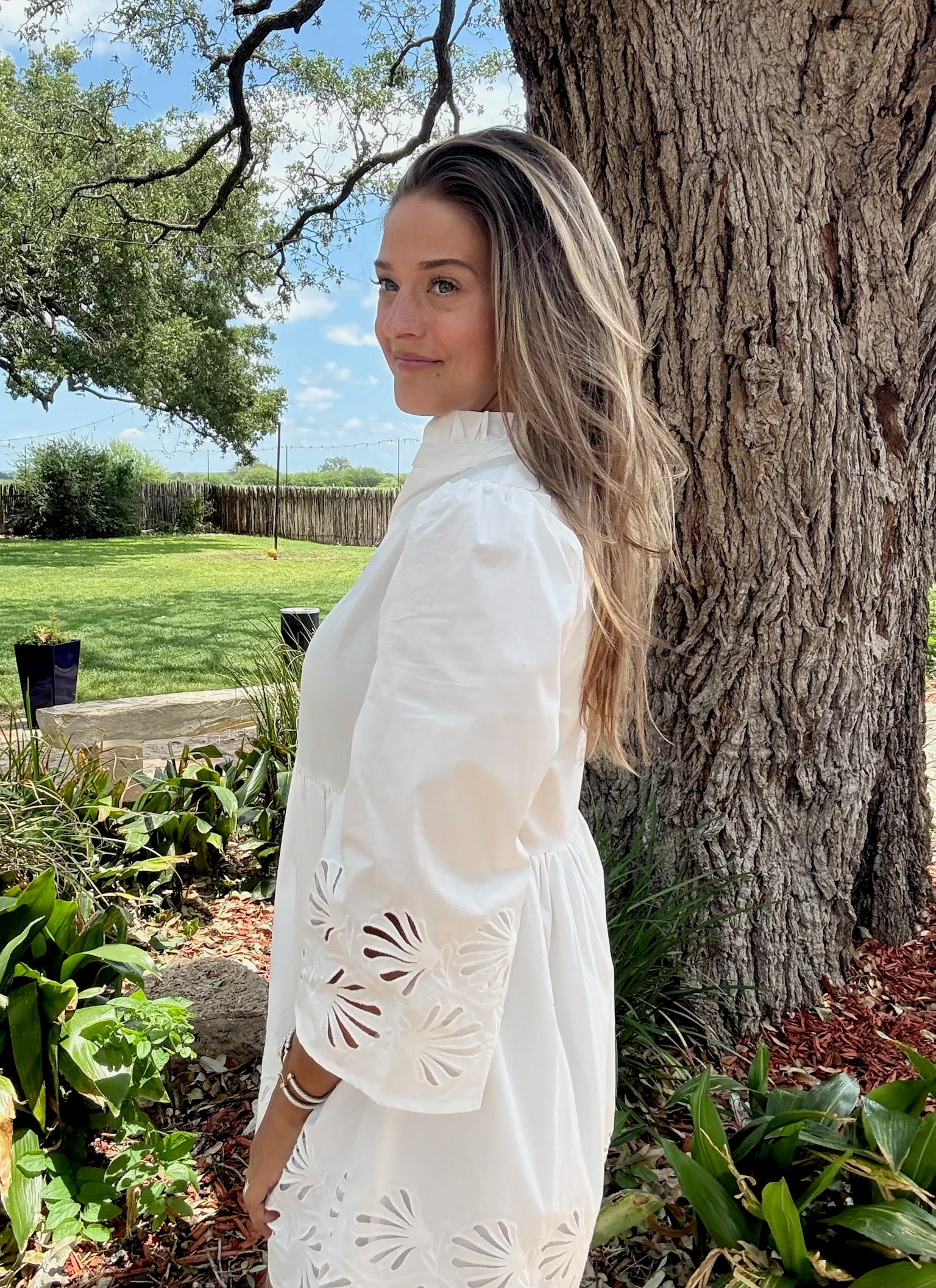Misty White Eyelet Dress shopjjune Misty White Eyelet Dress shopjjune