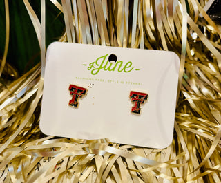 Texas Tech Stud Earring