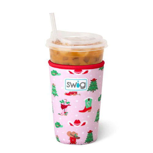 Howdy Holidays Iced Cup Coolie (22oz)