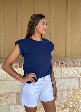 Marissa Navy Top