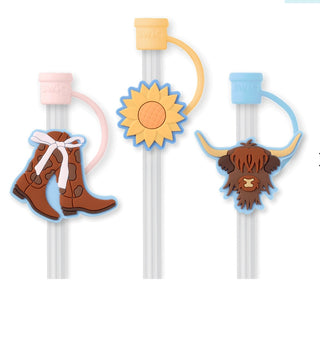 Cowgirl Coquette Straw Topper Set