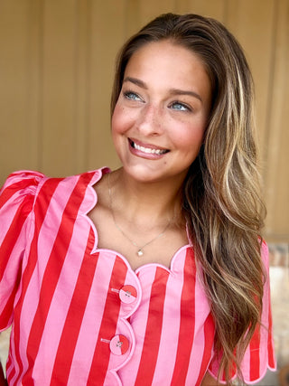 Penny Scalloped Blouse
