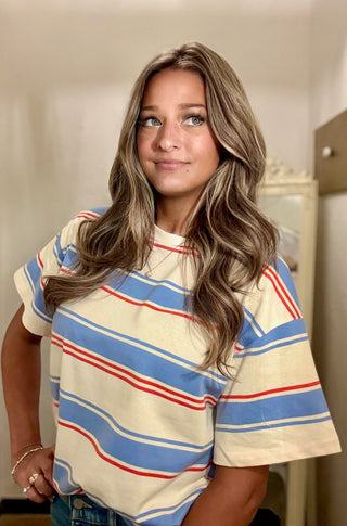 Leslie Striped Tee