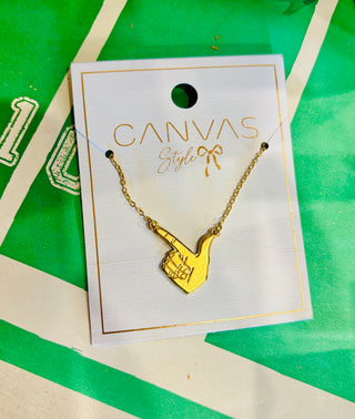 Guns Up 24K Necklace