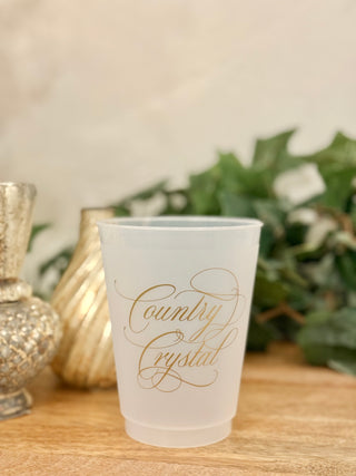 Country Crystal Plastic Cup
