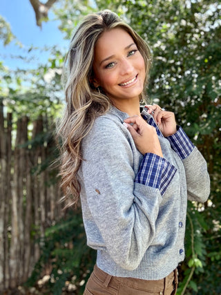Navy Grace Cardigan