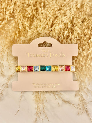 Rainbow Square Bracelet
