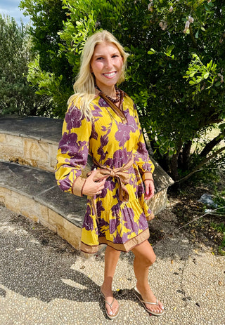 Gia Mustard Dress