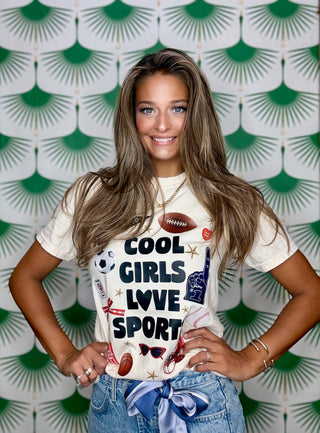 Cool Girls Love Sports Tee