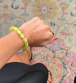 Lime Chunky Bracelet