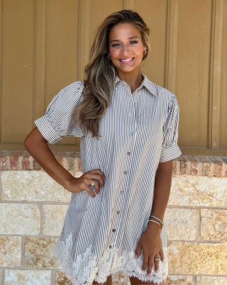 Victoria Striped Dress