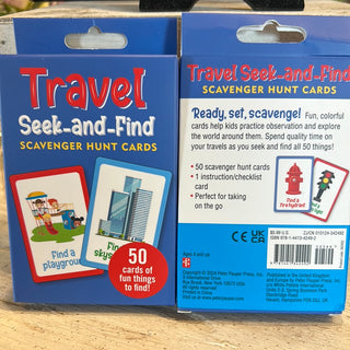 Seek and Find Scavenger Hunt Cards Travel