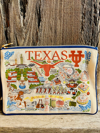 Texas University Zip Pouch