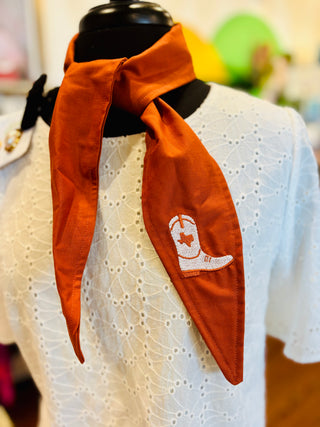 Cowboy Boot Ascot Scarf
