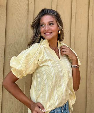 Lucy Yellow Blouse