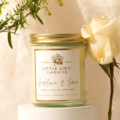 Gardenia & Lemon Little Light Candle Co 8oz
