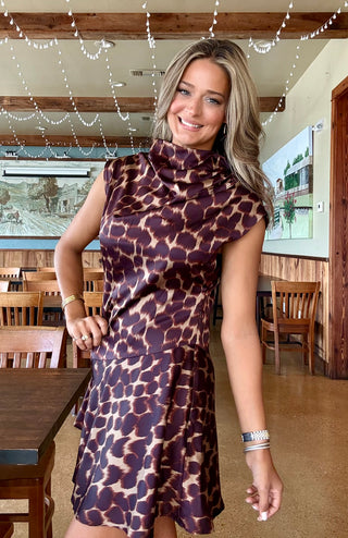 Daniella Leopard Dress