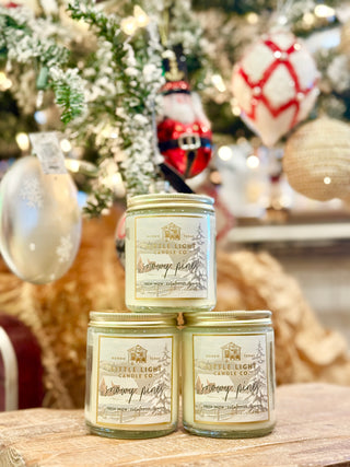 Snowy Pines Little Light Candle 8oz