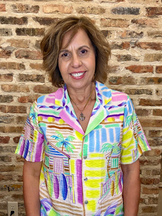 Surfside Neon Blouse