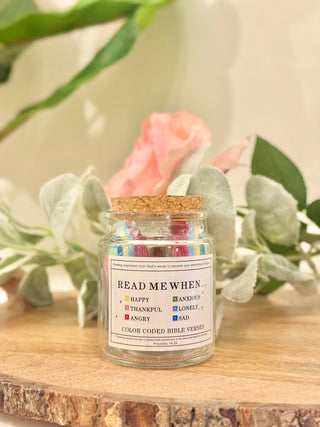 Bible Verse Scripture Jar