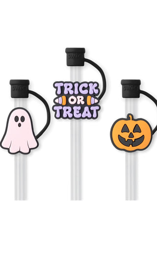 Trick or Treat Straw Topper Set