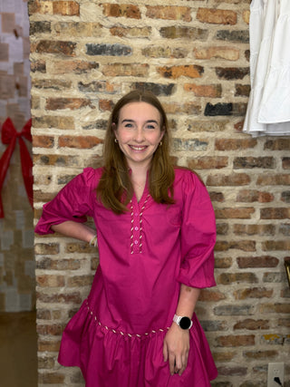 Frances Fuchsia Dress