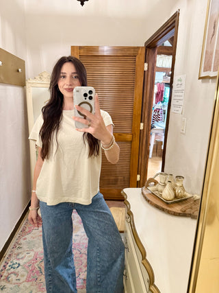 Clover Cream Tee