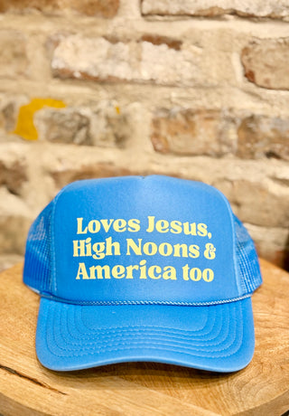Loves Jesus Cap