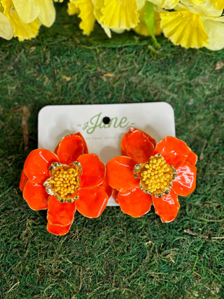 Orange Blossom Earrings