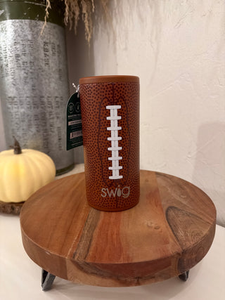 Swig Football Skinny Can Cooler 12oz