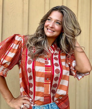 Jackie Cinnamon Top