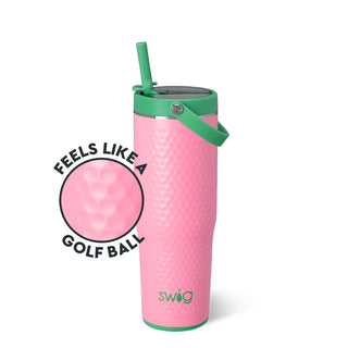 Swig Pink Golf Ball To-Go 30oz Tumbler