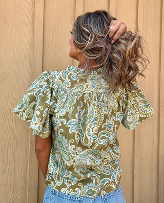 Midge Paisley Blouse
